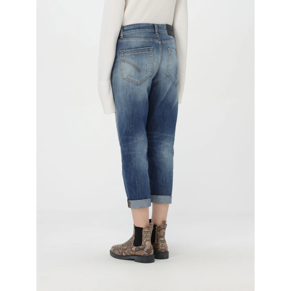 Dondup Denim Juweelbroek met Distressed Stijl Blue Dames