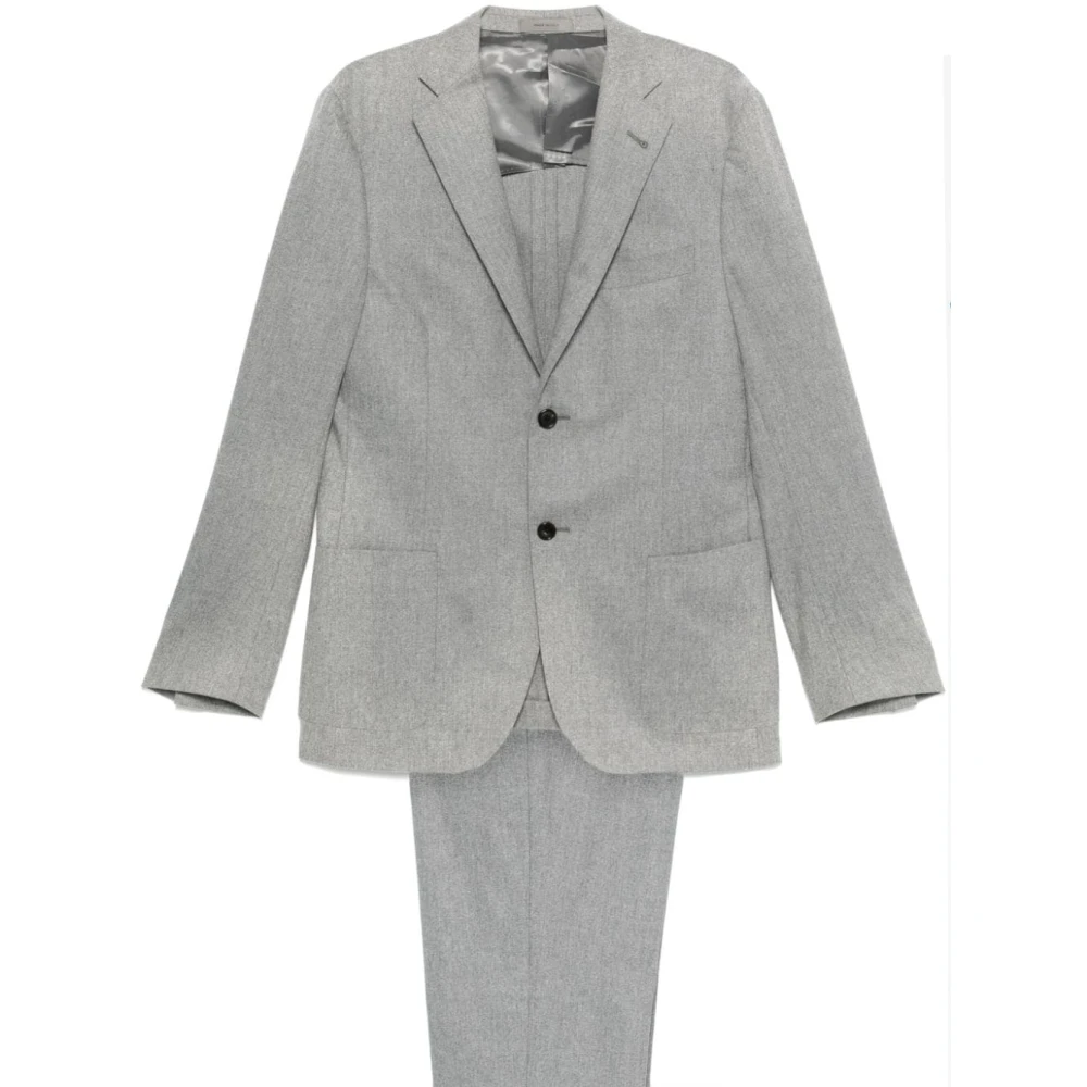 Corneliani Grå Ull-Kashmir Blazer och Byxor Gray, Herr