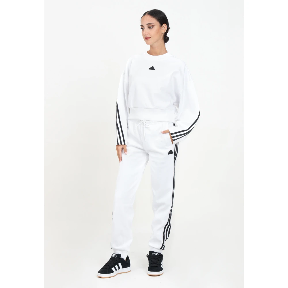 Adidas Witte Future Icons 3-Stripes Sportieve Broek White Dames