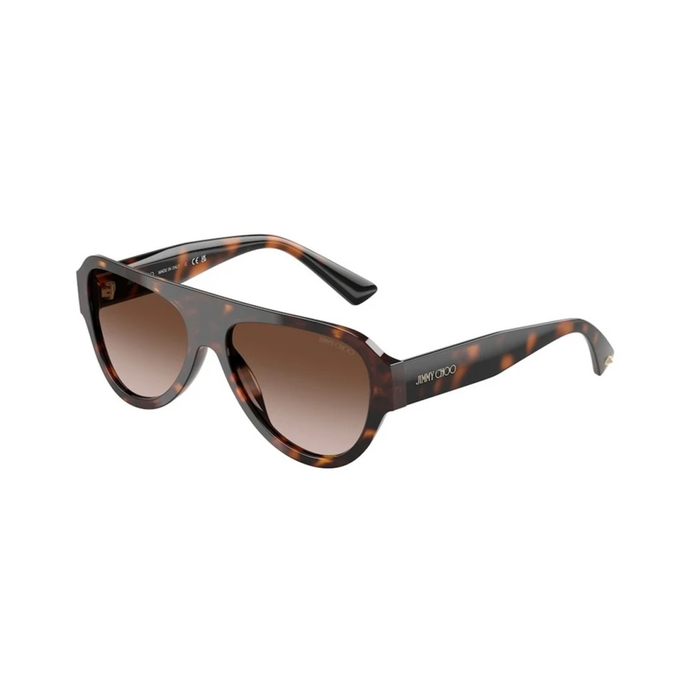 Jimmy Choo Brown Woman Jc5027 500213 Sunglasses Acetate Turtle Pilot Normal Shaded - Image 2