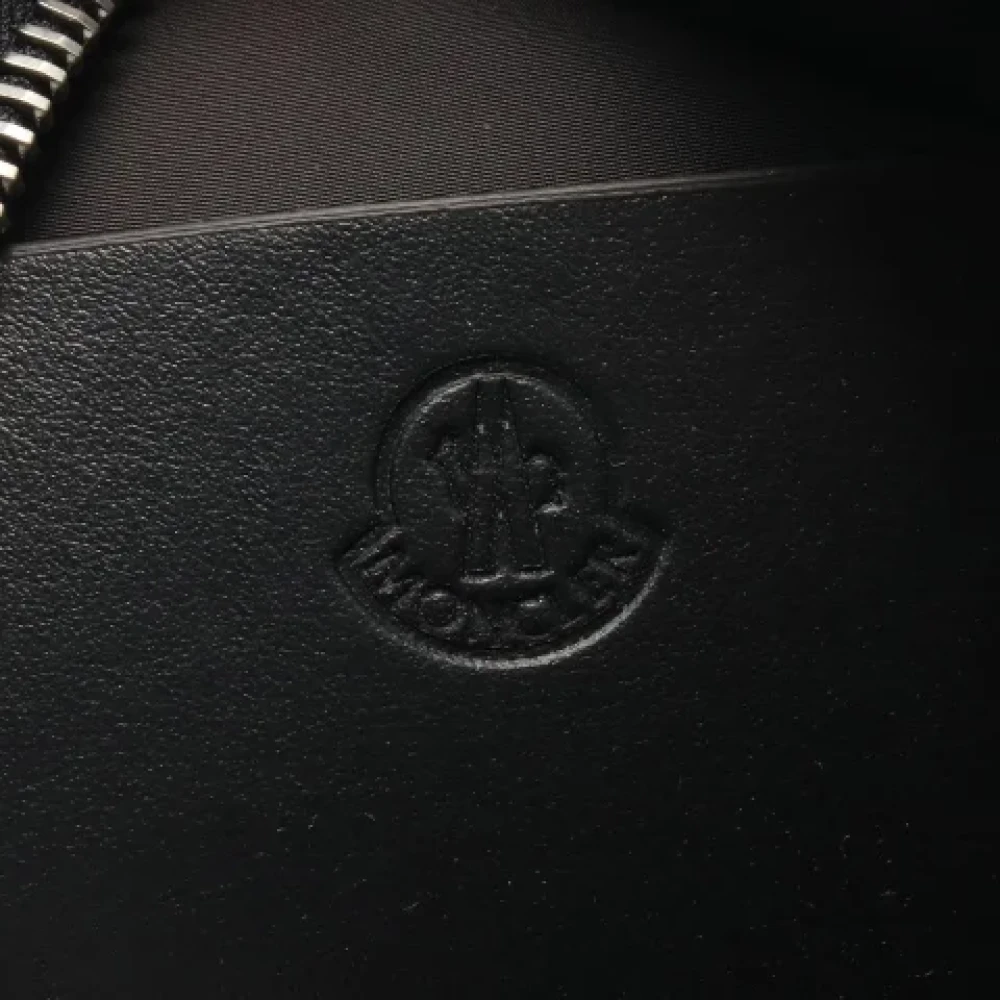 Moncler Pre-owned Canvas backpacks Black Dames