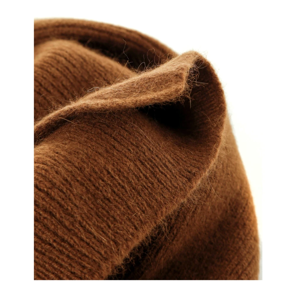 Le bonnet Gebreide Sjaal Rippstrick Brown Heren