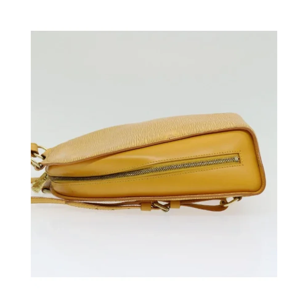 Louis Vuitton Vintage Pre-owned Leather backpacks Yellow Dames