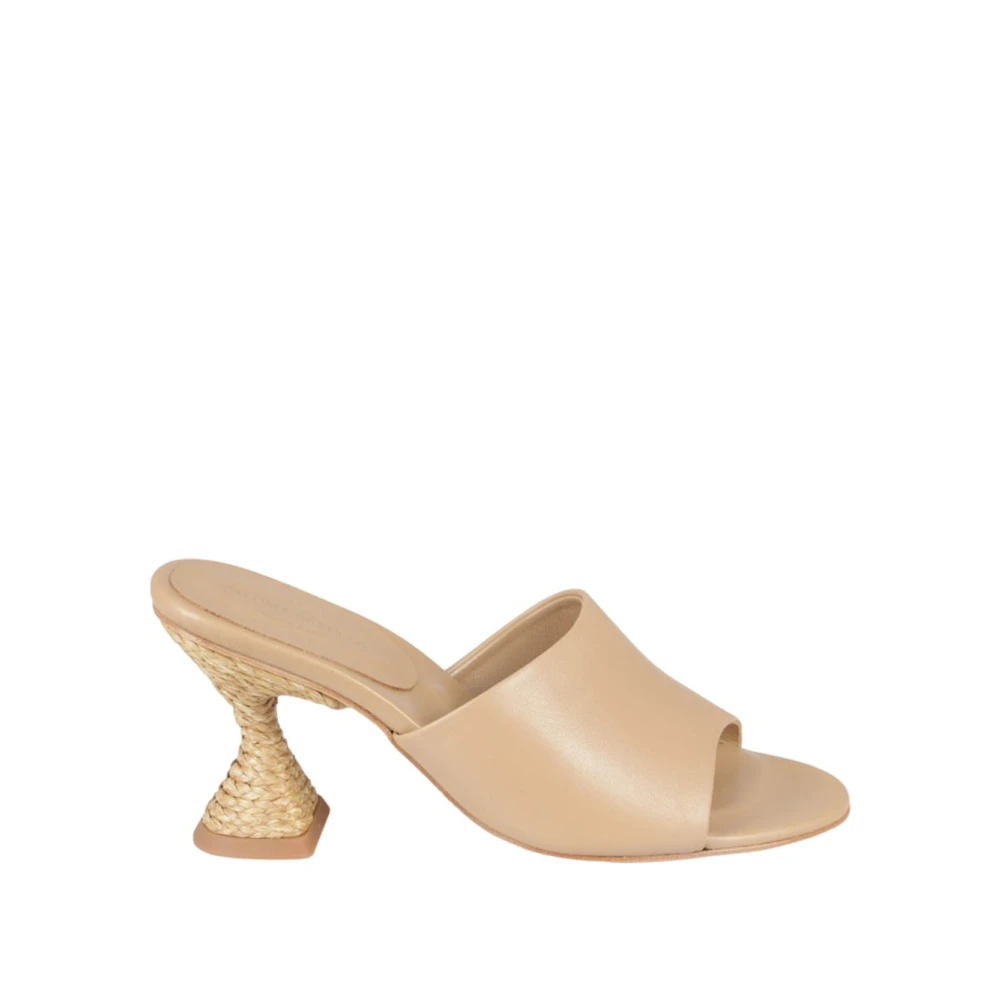 Paloma Barceló Heeled Mules Brown Dames