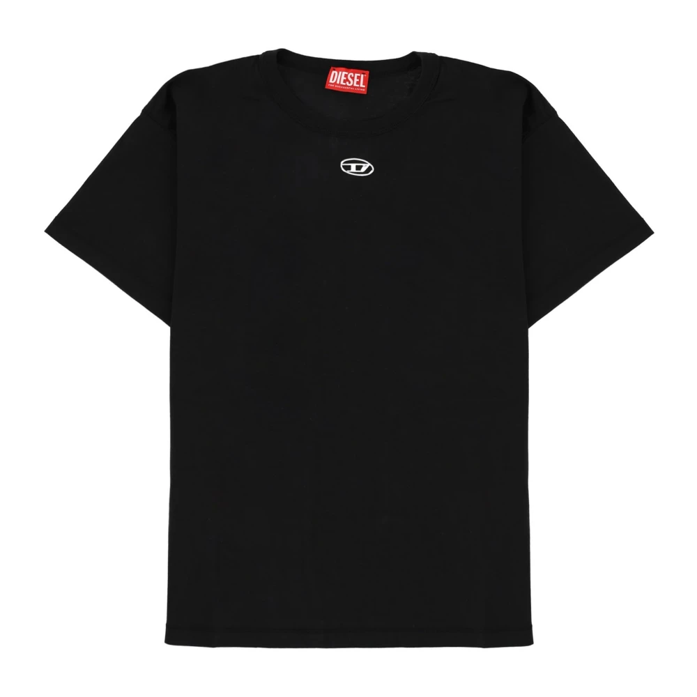 Diesel Black T-Normy-Od-S1 Cotton T-Shirt - Female - T-Shirts - M - Tops