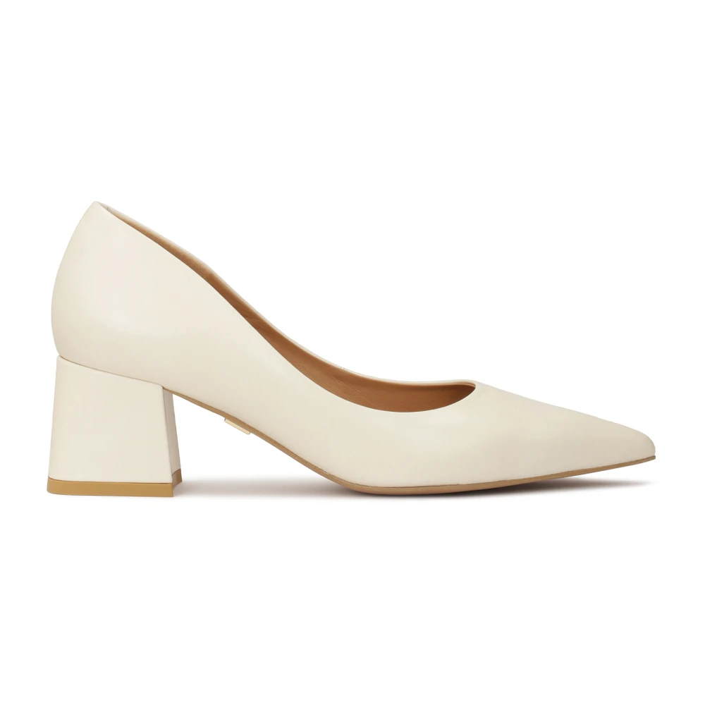 Kazar Minimalistiska pumps i neutral färg Beige, Dam