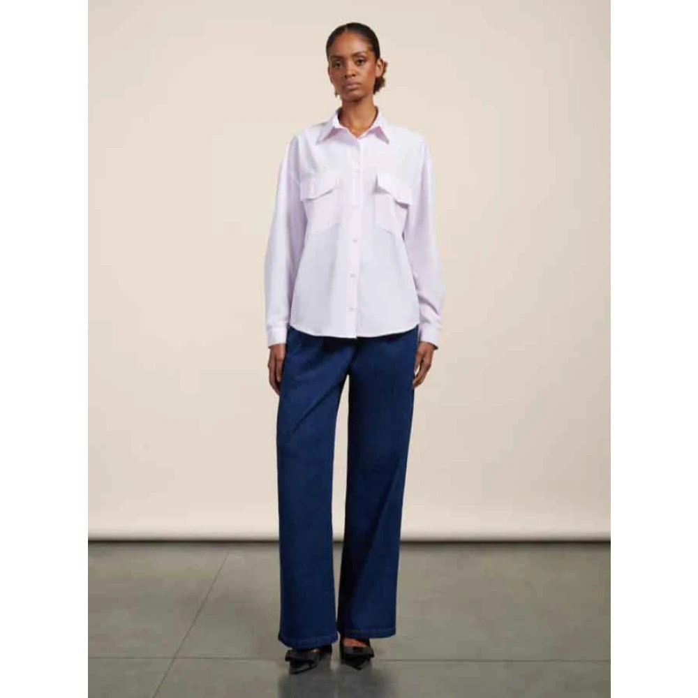 Pence 1979 Navy Audrey Chino Broek Blue Dames