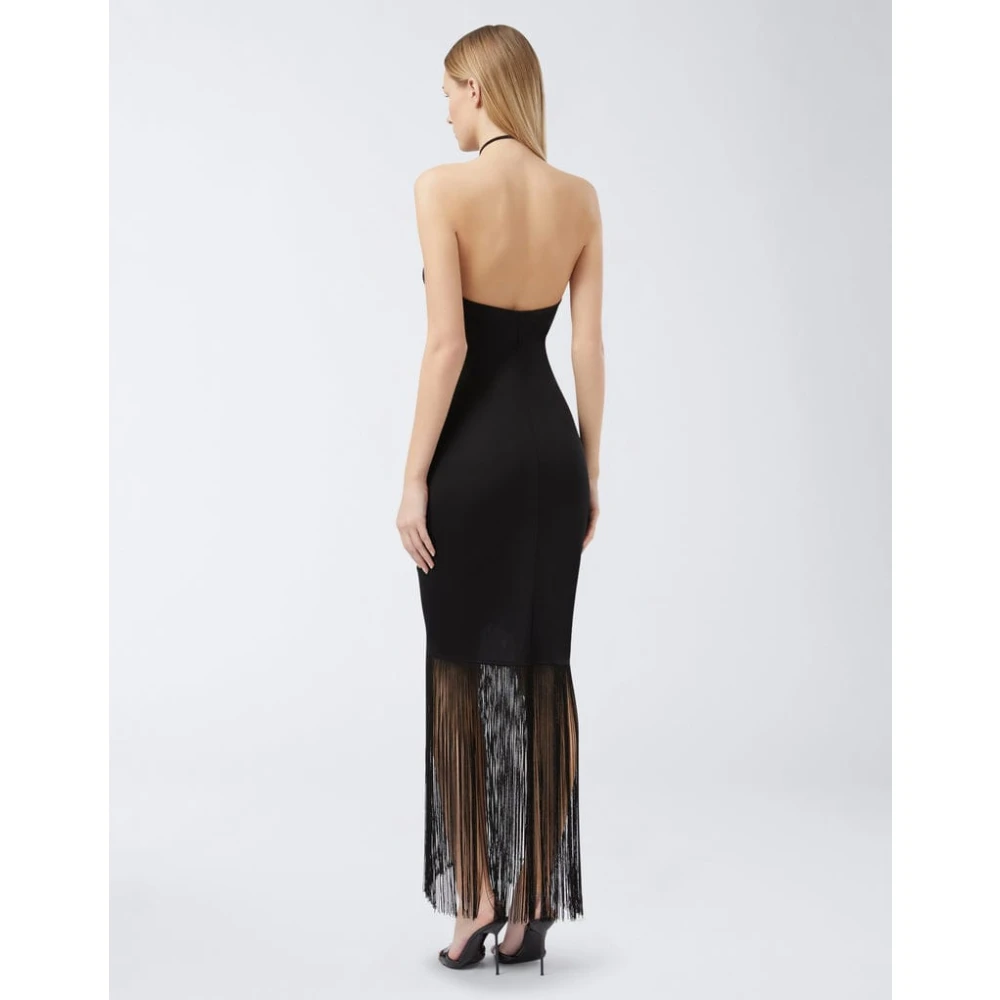 Andamane Zwarte Elegante Jurk Black Dames