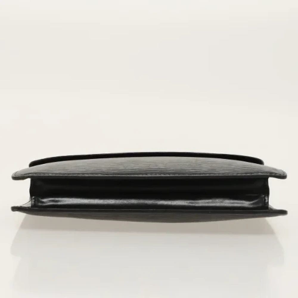 Louis Vuitton Vintage Pre-owned Leather clutches Black Dames