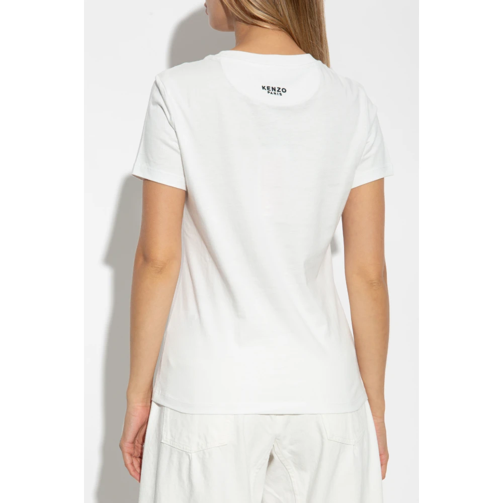 Kenzo T-shirt met logo White Dames