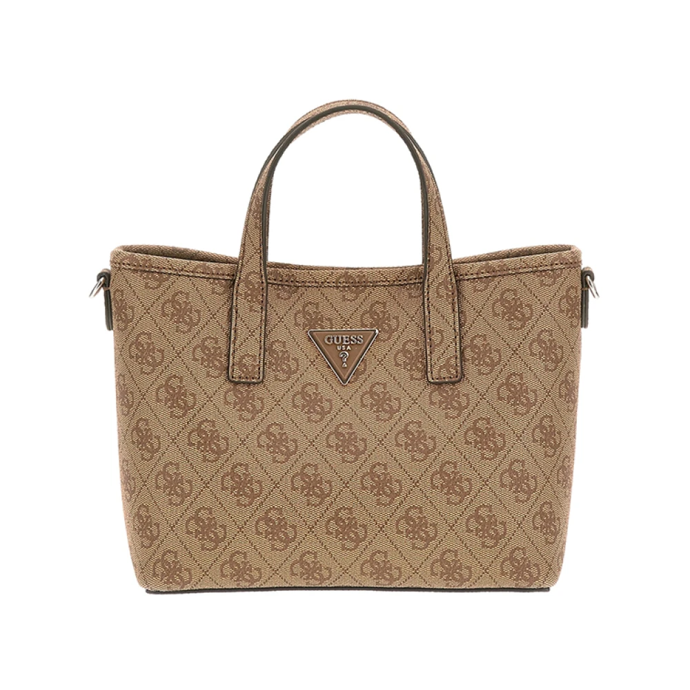 Guess Beige Shopper Tas met Gouden Details Beige Dames