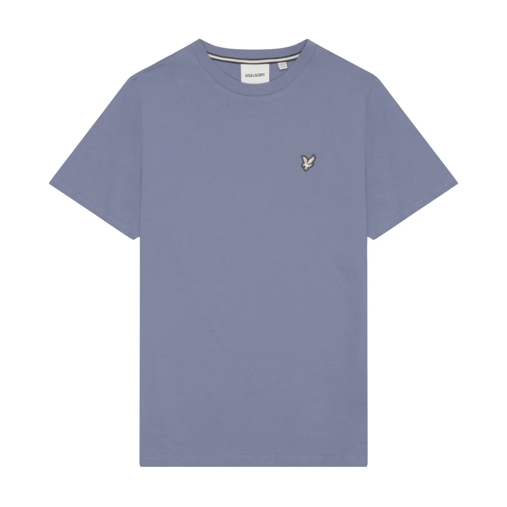 Lyle & Scott Katoenen Crewneck T-shirt Blue Heren