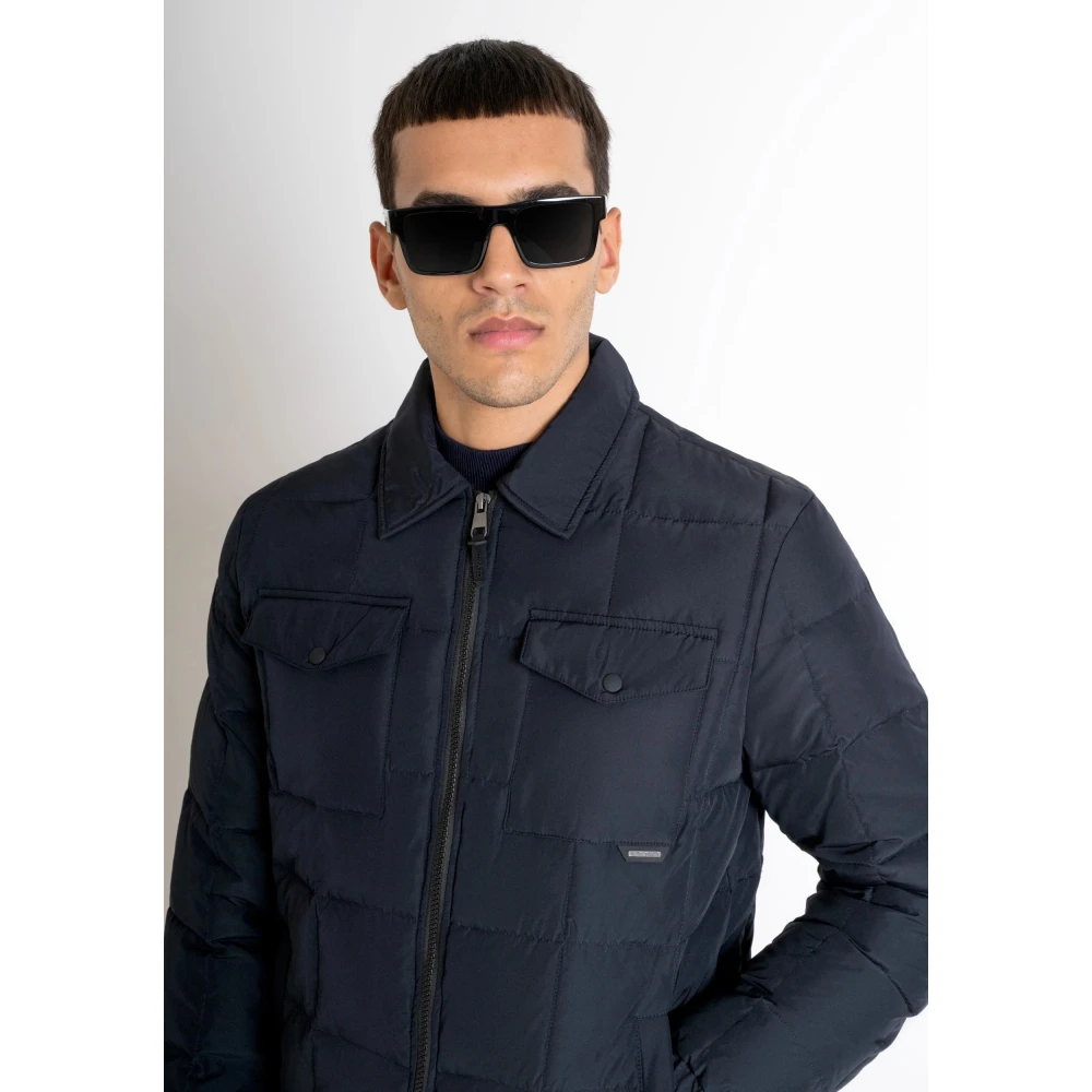 Antony Morato Blauwe Donsjas met Sorona Vulling Blue Heren