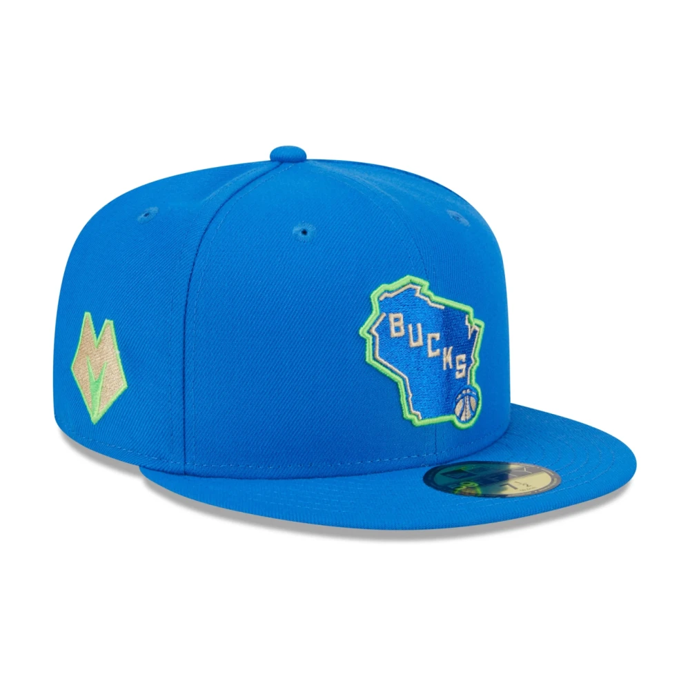 new era NBA ALT Cap Blauw Patched Logo Blue Heren