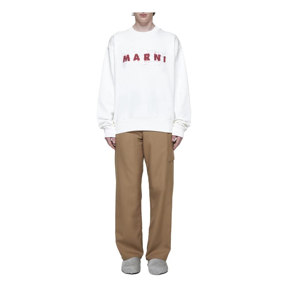 Marni Trendy Sweater Selection White Heren