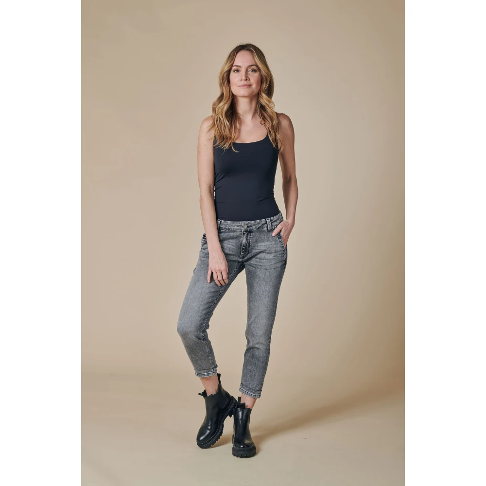 Zhrill Slim Fit Jeans Grijs Gray Dames