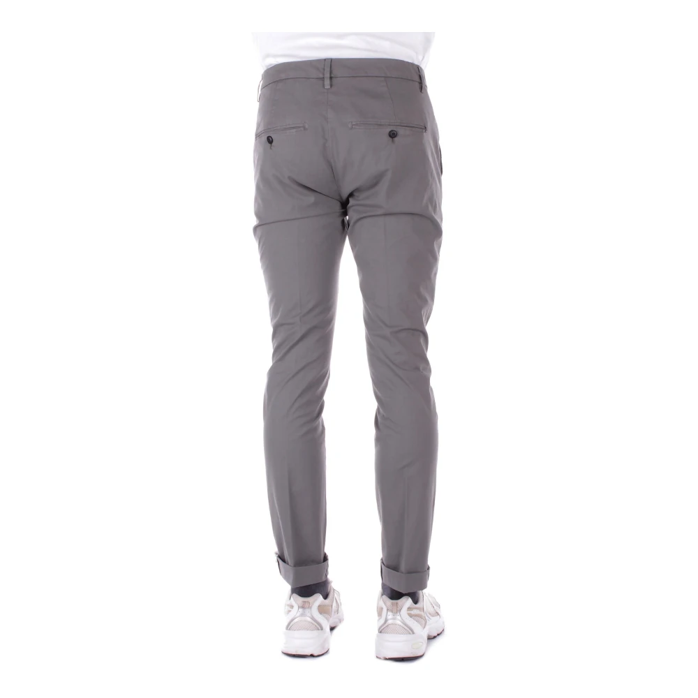 Dondup Slim Fit Duif Grijs Broek Gray Heren