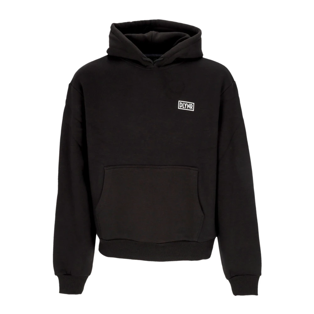 Dolly Noire Men's Black Hoodies, Xl, Logo Back Hoodie