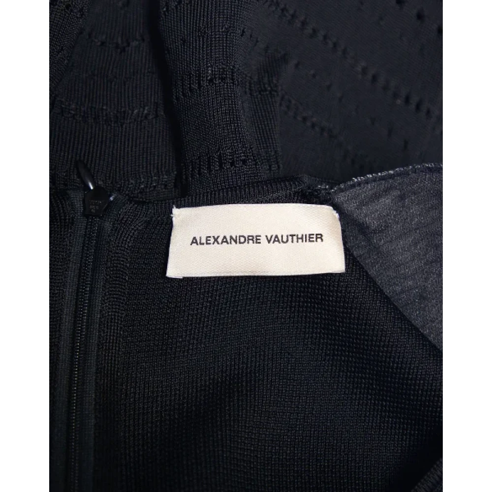 Alexandre Vauthier Pre-owned Viscose dresses Black Dames
