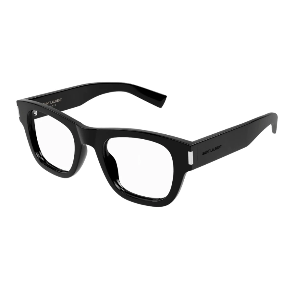 Saint Laurent Bold Square Zonnebril Black Heren