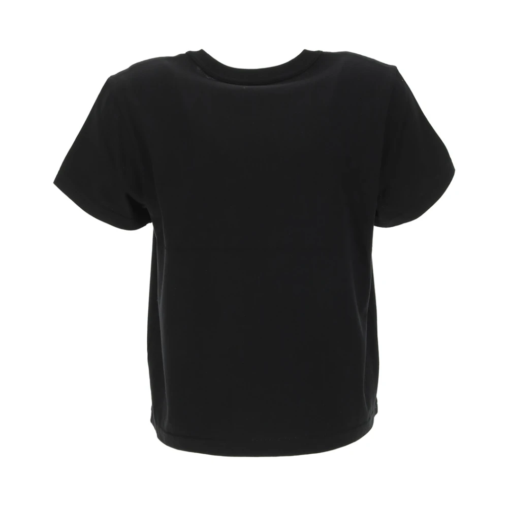 T by Alexander Wang Krimptee met pofmouwen Black Dames