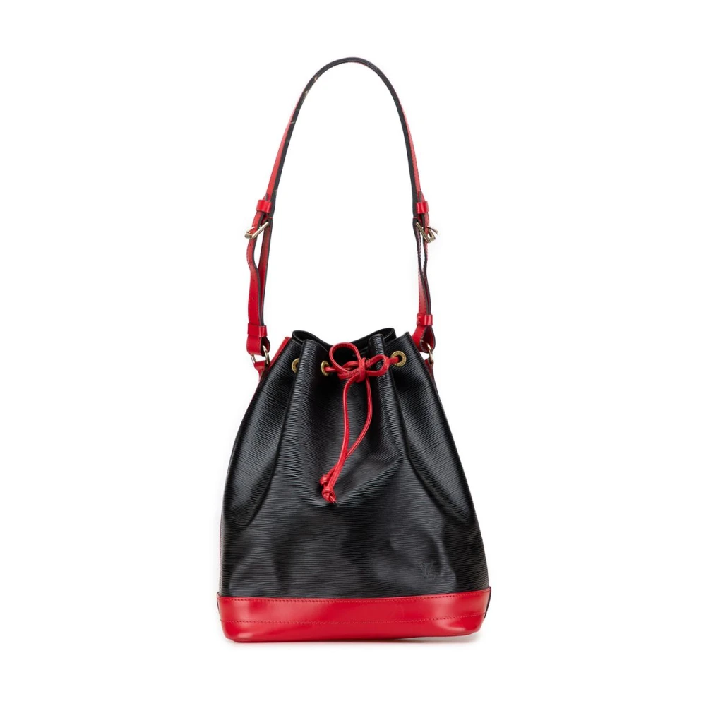 Louis Vuitton Vintage Women's Black Pre-Owned Drawstring Bucket Bag