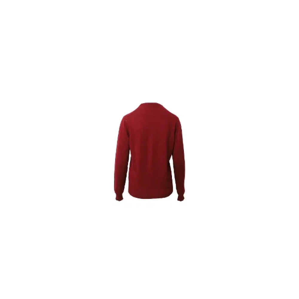 Jil Sander Pre-owned Wool tops Red Dames
