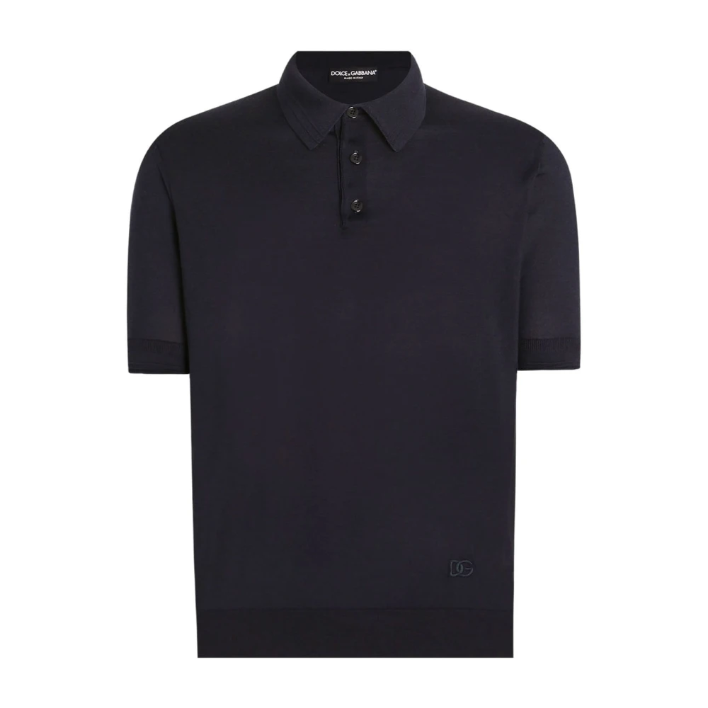 Dolce & Gabbana Men's Blue Stylish Polo T-Shirt