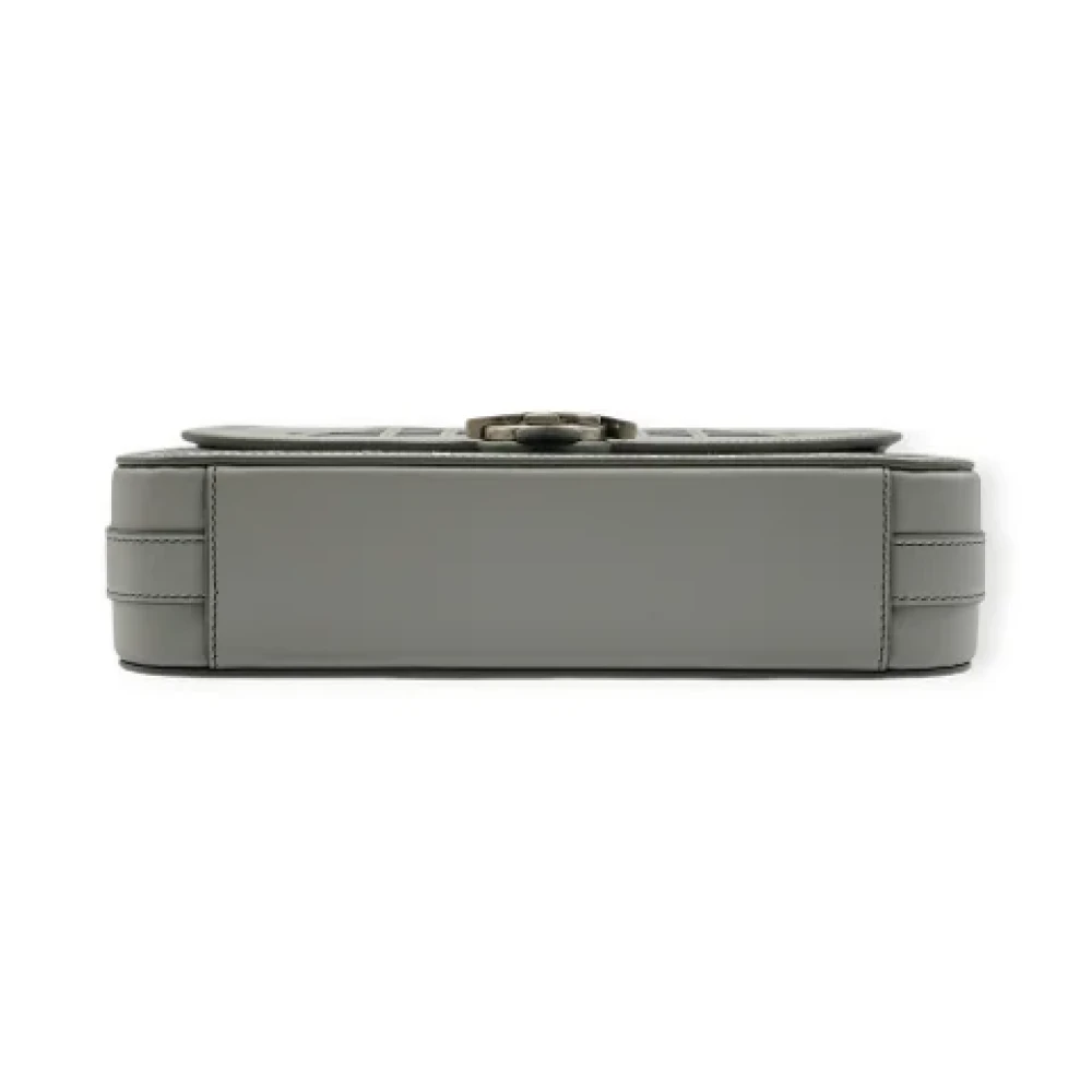 Dior Vintage Pre-owned Leather dior-bags Gray Dames