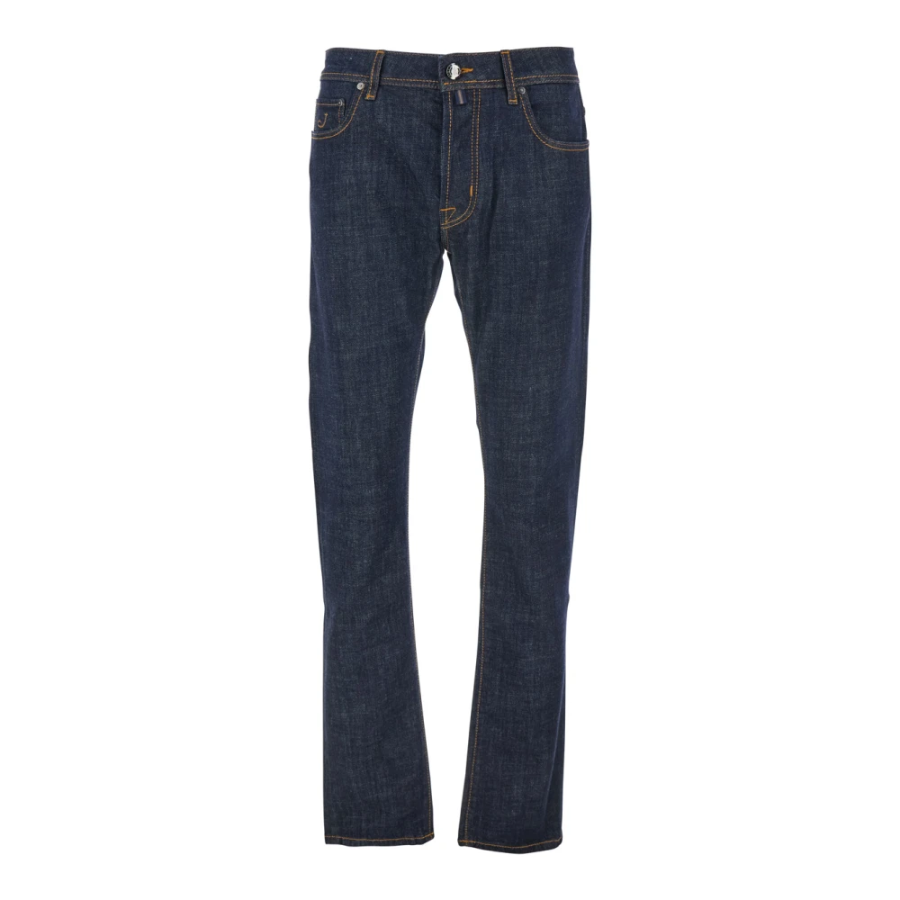 Jacob Cohën Mannelijk Blauw Jeans Heren, W35, Denim, Bard E Slim-Fit Jeans