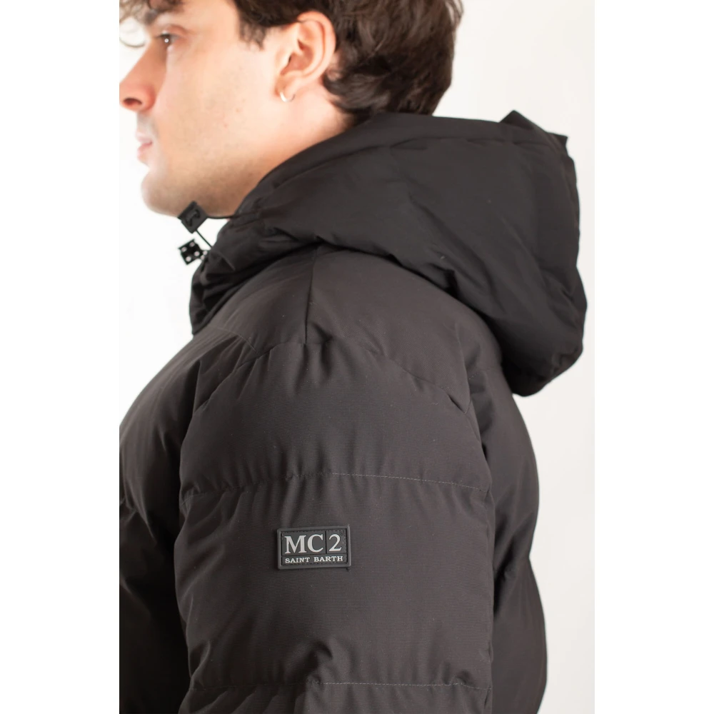 MC2 Saint Barth Capuchon Puffer Jas Black Heren
