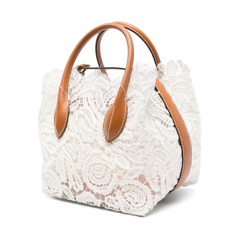 Ermanno Scervino Witte Shopper Tas White Dames