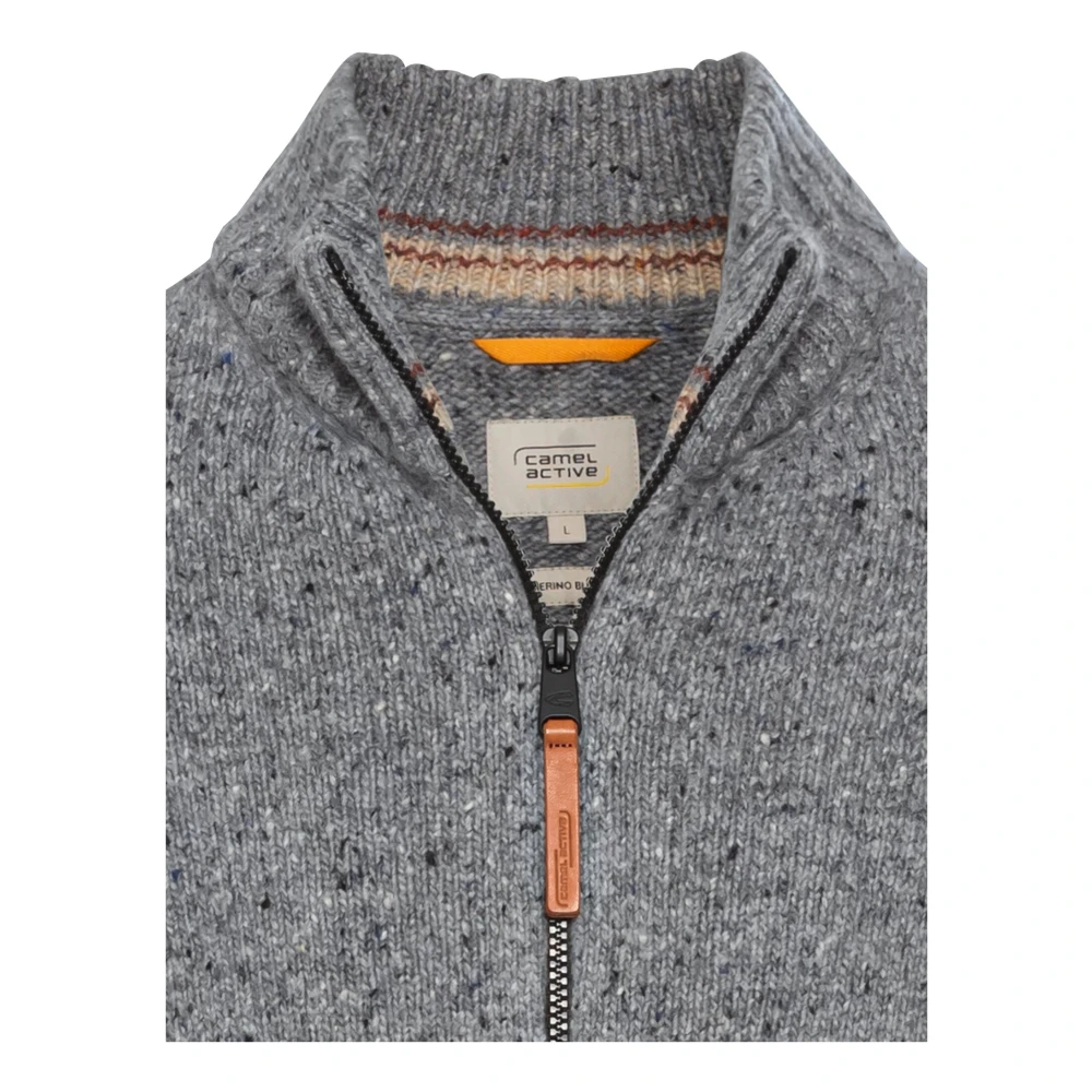 camel active Merinowol Vest Gray Heren