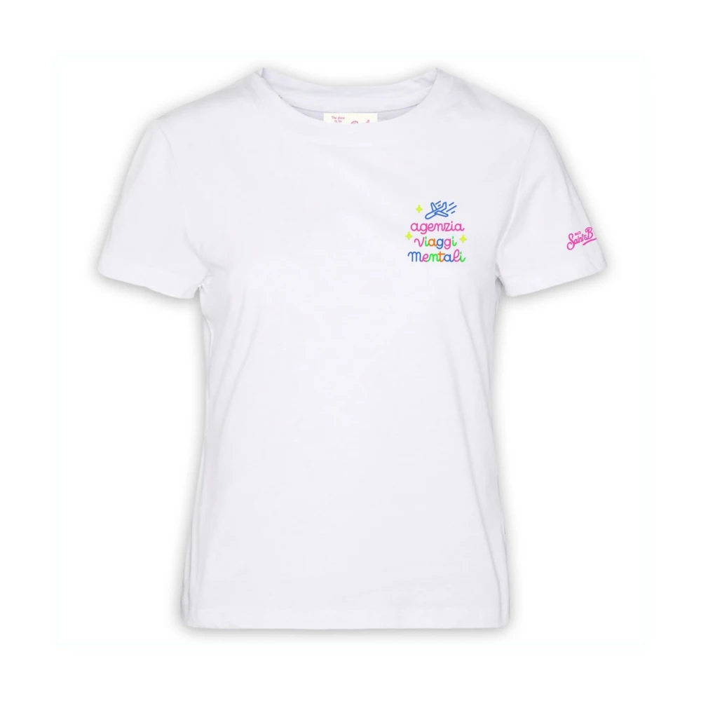 MC2 Saint Barth Witte T-shirts en Polos Emilie White Dames