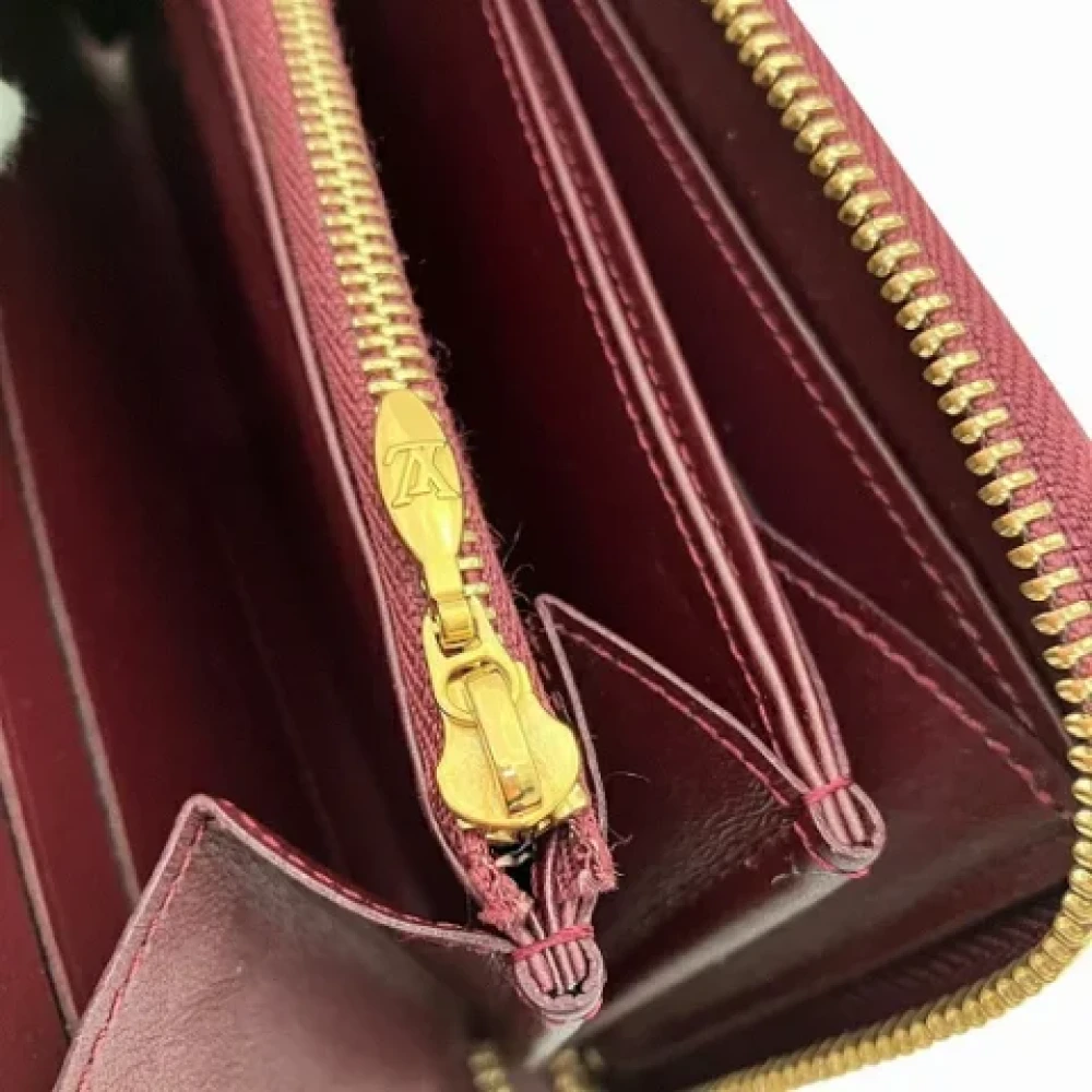 Louis Vuitton Vintage Pre-owned Fabric wallets Red Dames