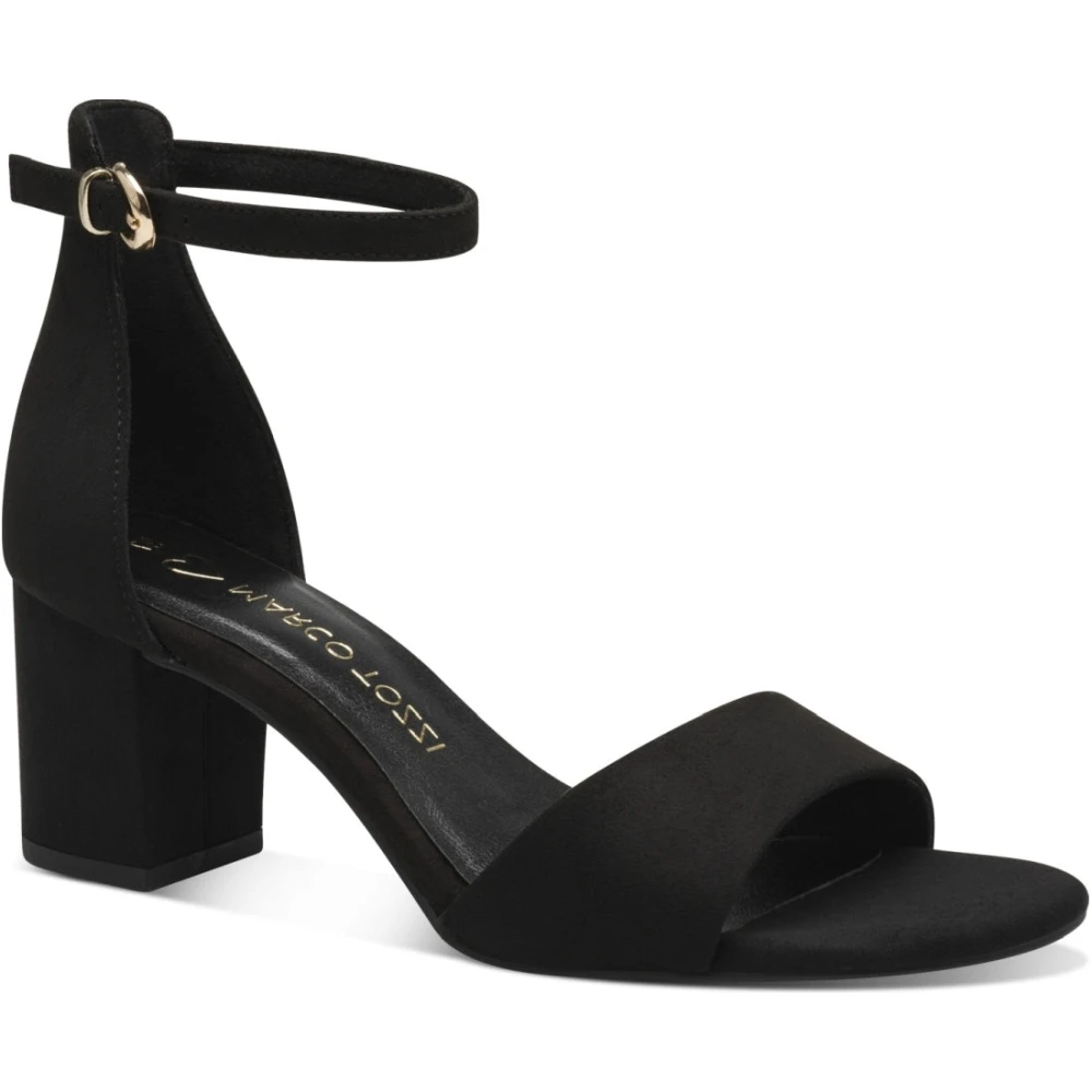 Marco Tozzi Women's Black High Heel Sandals, 5 Uk, Flat Pumped Sandals For