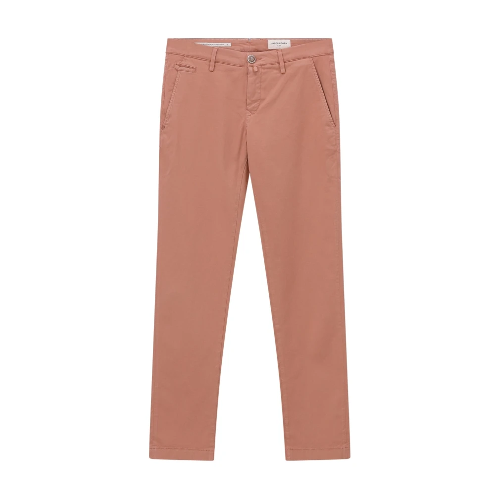 Jacob Cohën Mannelijk Rood Broeken Heren, W32, Katoen, Chinos