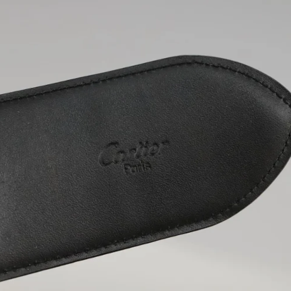 Cartier Vintage Pre-owned Leather belts Black Dames