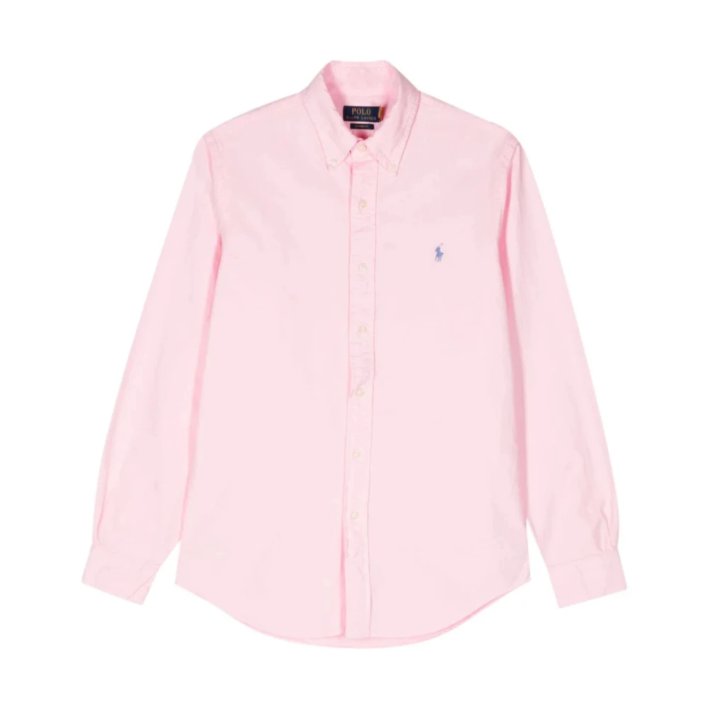 Polo Ralph Lauren Katoenen geborduurd Oxford overhemd Pink Heren