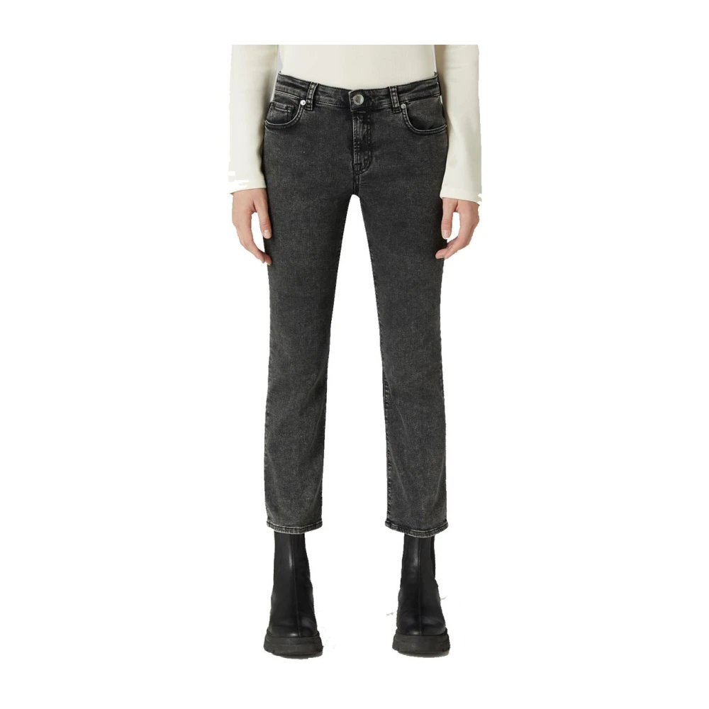 Trussardi Slim-fit Denim Broek Gray Dames