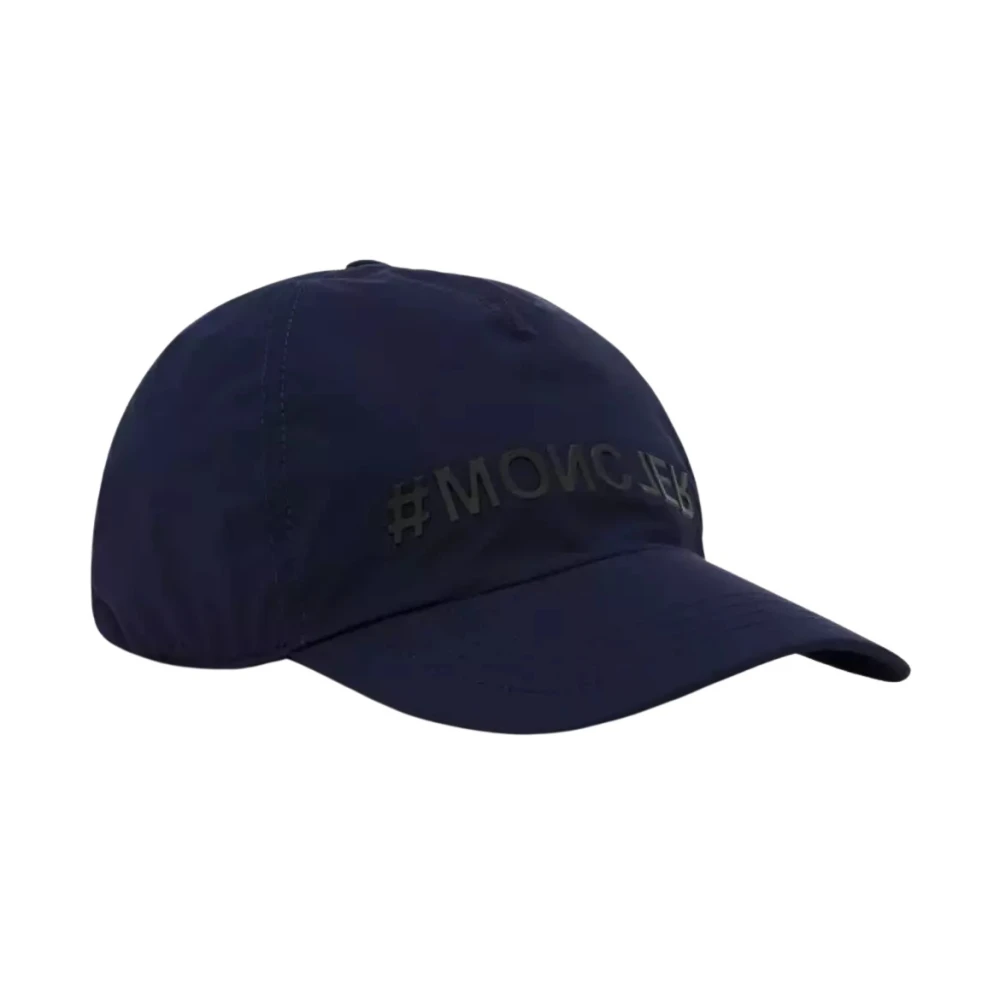Moncler Marine Logo Pet met Klep Blue Heren
