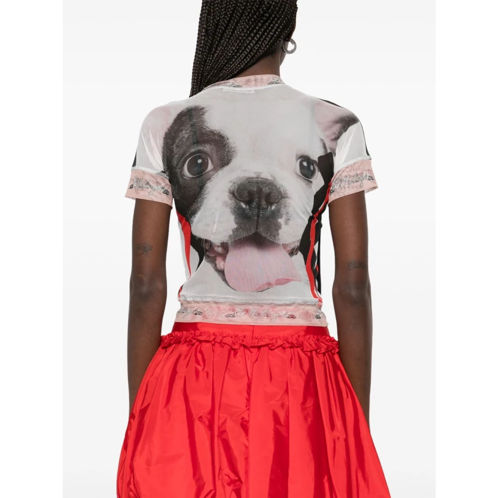 Ottolinger Witte Crew Neck T-shirts en Polos Multicolor Dames