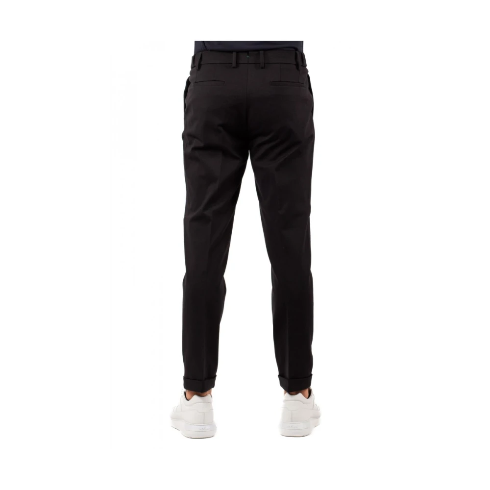 Berwich Herenbroek Klassieke Stijl Black Heren