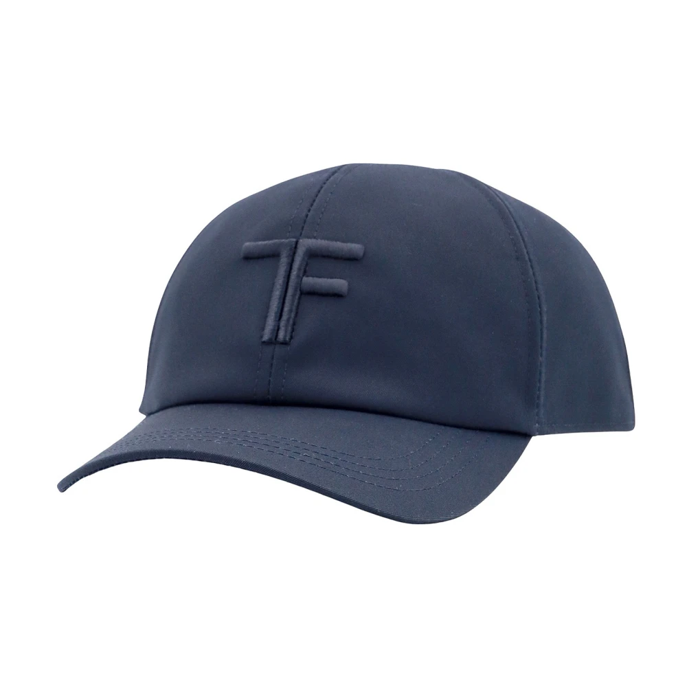 Tom Ford Katoenen hoed met verstelbare band Blue Heren