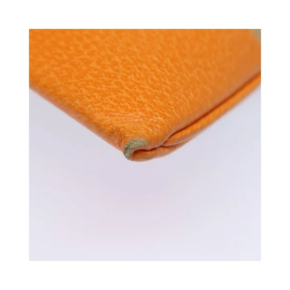 Prada Vintage Pre-owned Canvas prada-bags Orange Dames