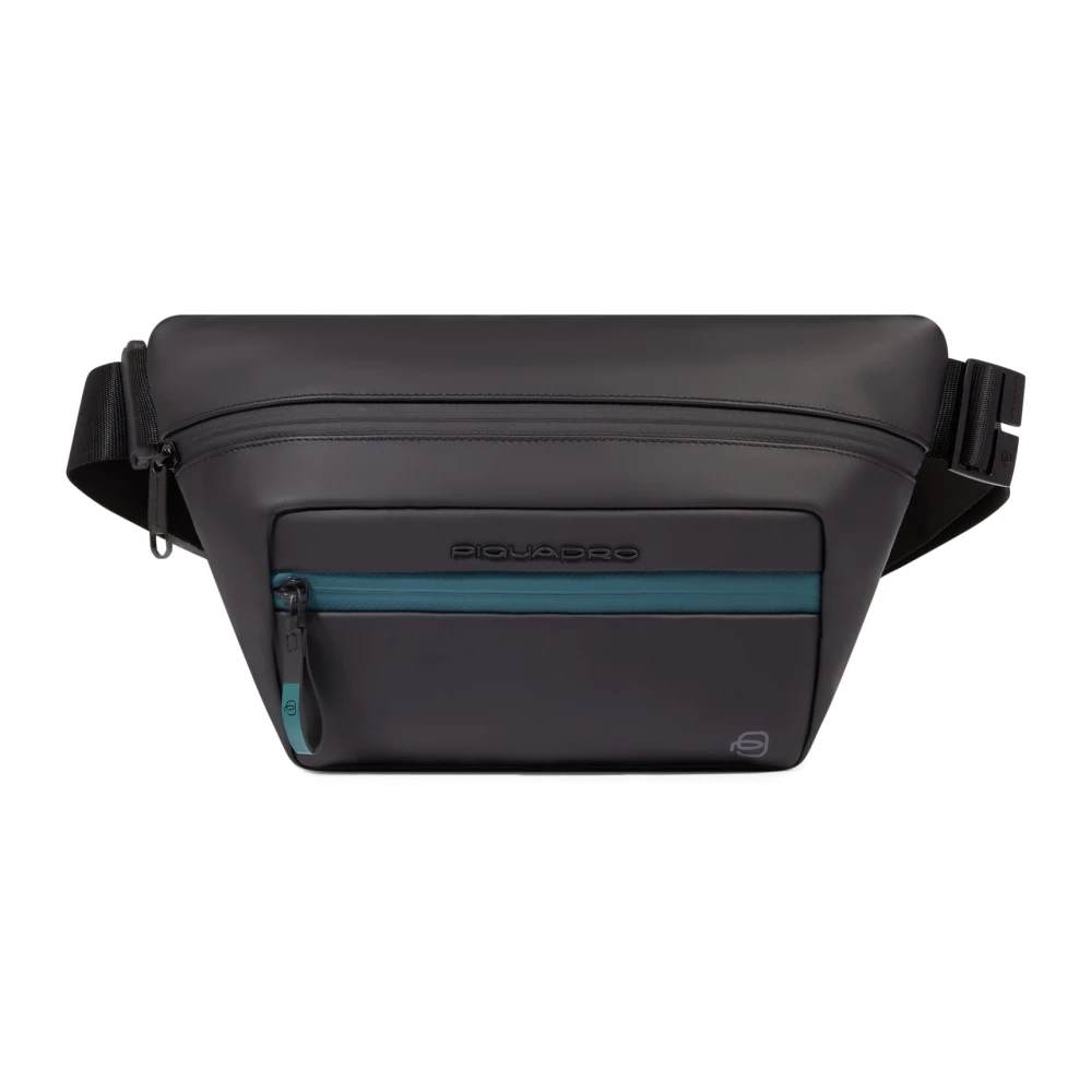 Piquadro Herren Schwarz Corner 2.0 Bauchtasche