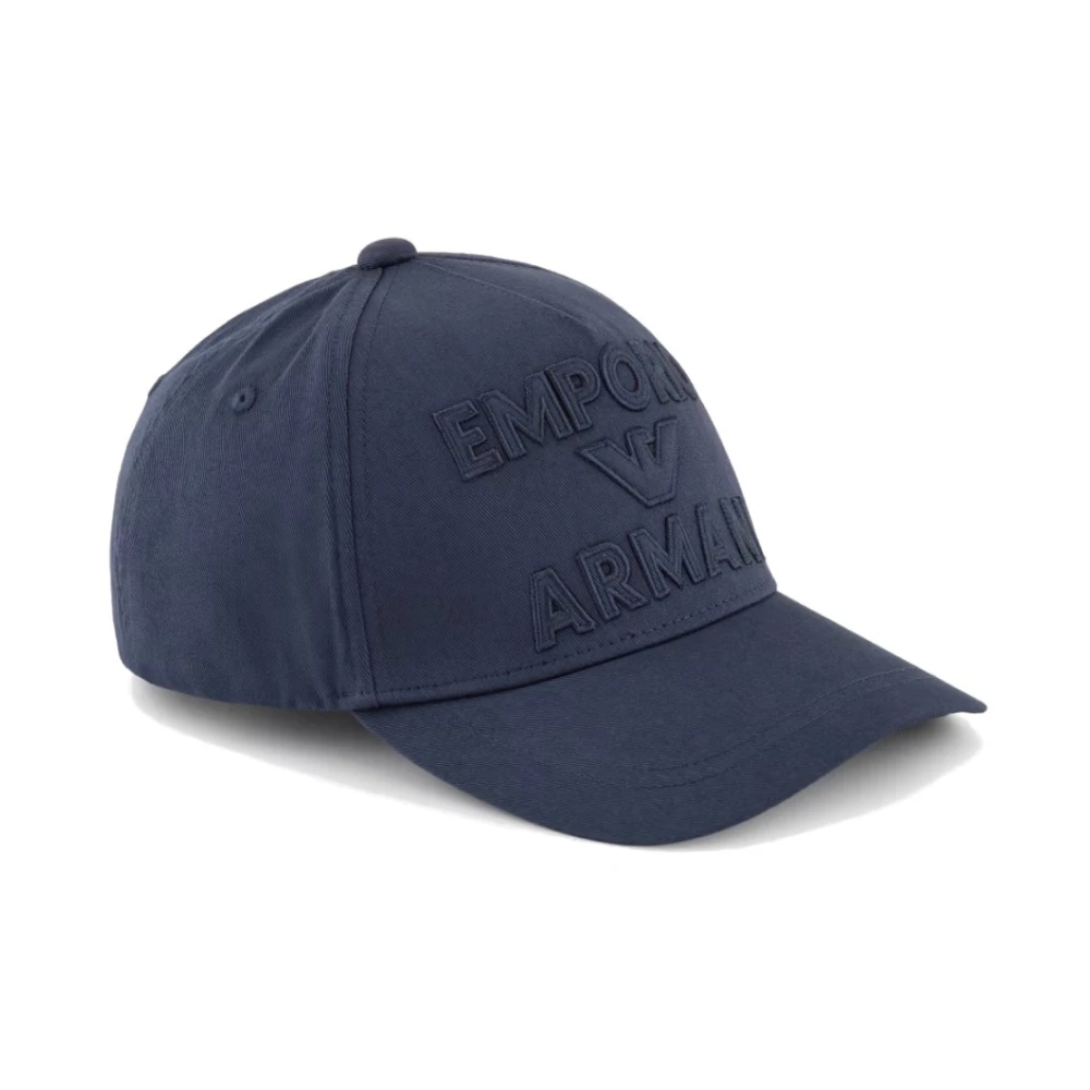 Emporio Armani Men's Blue Hats & Caps, One Size, Hats & Beanies Style