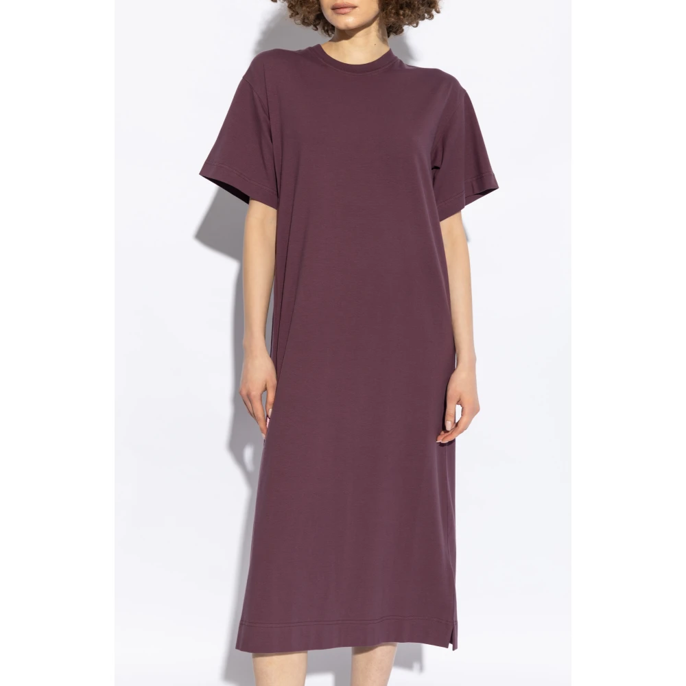 JW Anderson Jurk met inzetstuk Purple Dames