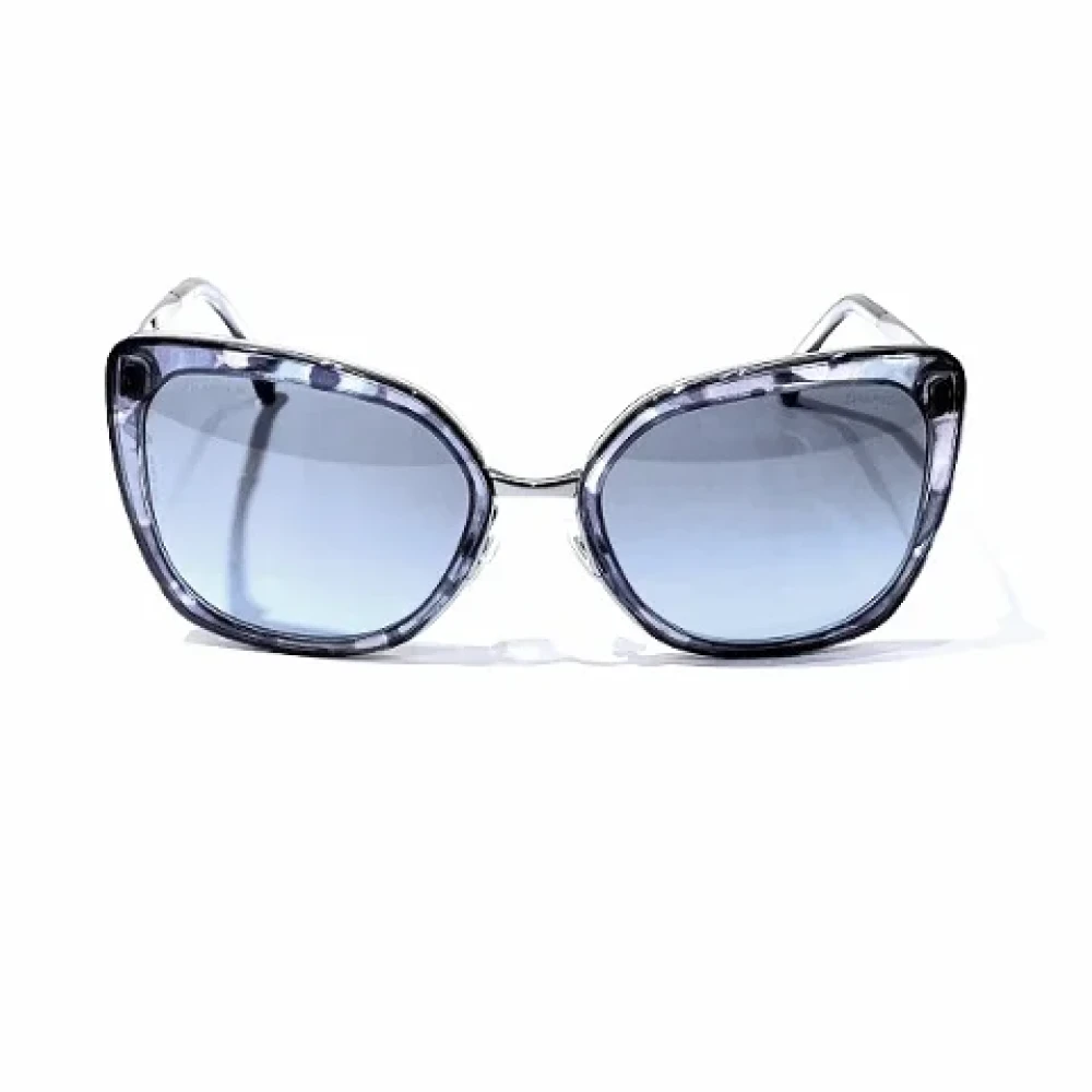 Chanel Vintage Pre-owned Plastic sunglasses Gray Dames