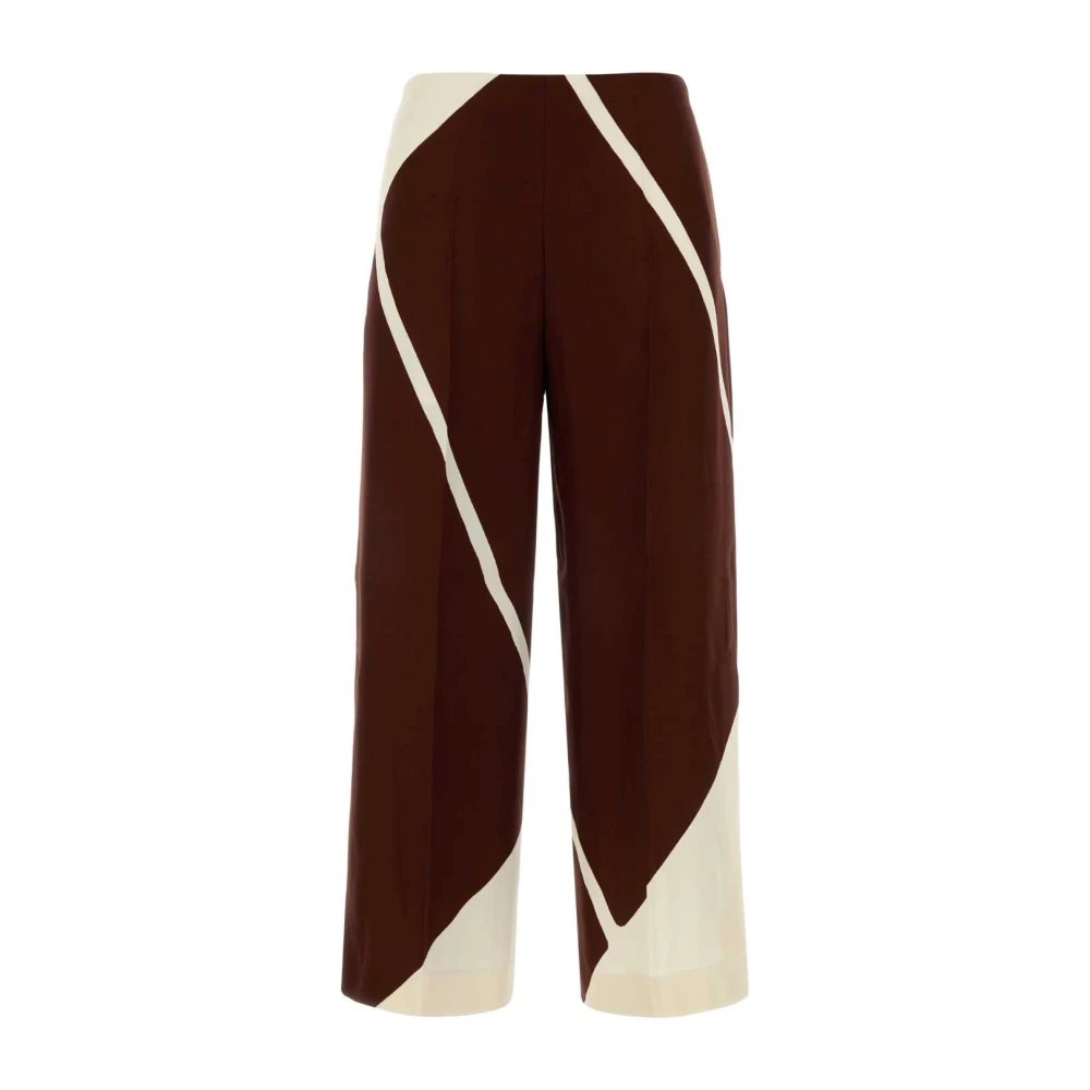 Alberta Ferretti Women's Multicolor Wide Trousers, S, Pantalone
